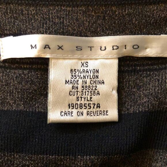 Max Studio Sleeveless Bodycon Striped Dres… - Picture 8 of 10